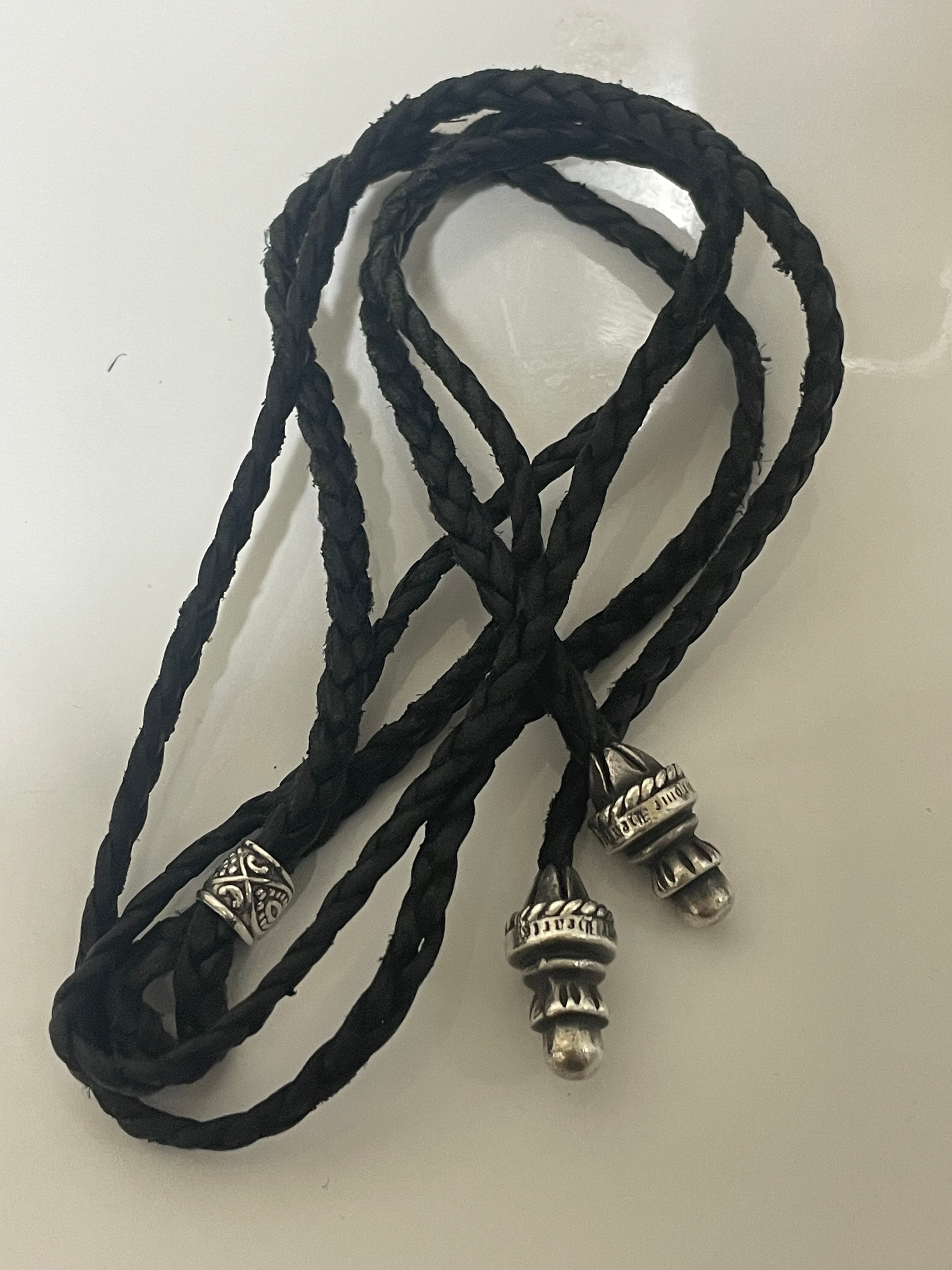 CHROME HEARTS クロムハーツ レザー ブレードボロチップ