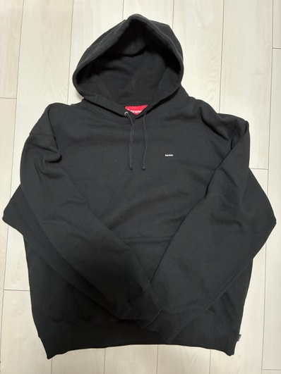 Supreme Small Box Hooded Sweatshirt "Black"