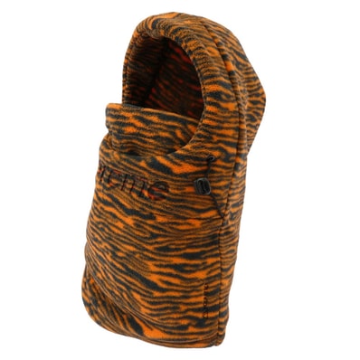 Supreme シュプリーム 帽子 21AW Polartec Balaclava Tiger ポーラーテック バラクラバ タイガー ネックウォーマー ブラック系 オレンジ系【美品】【中古】