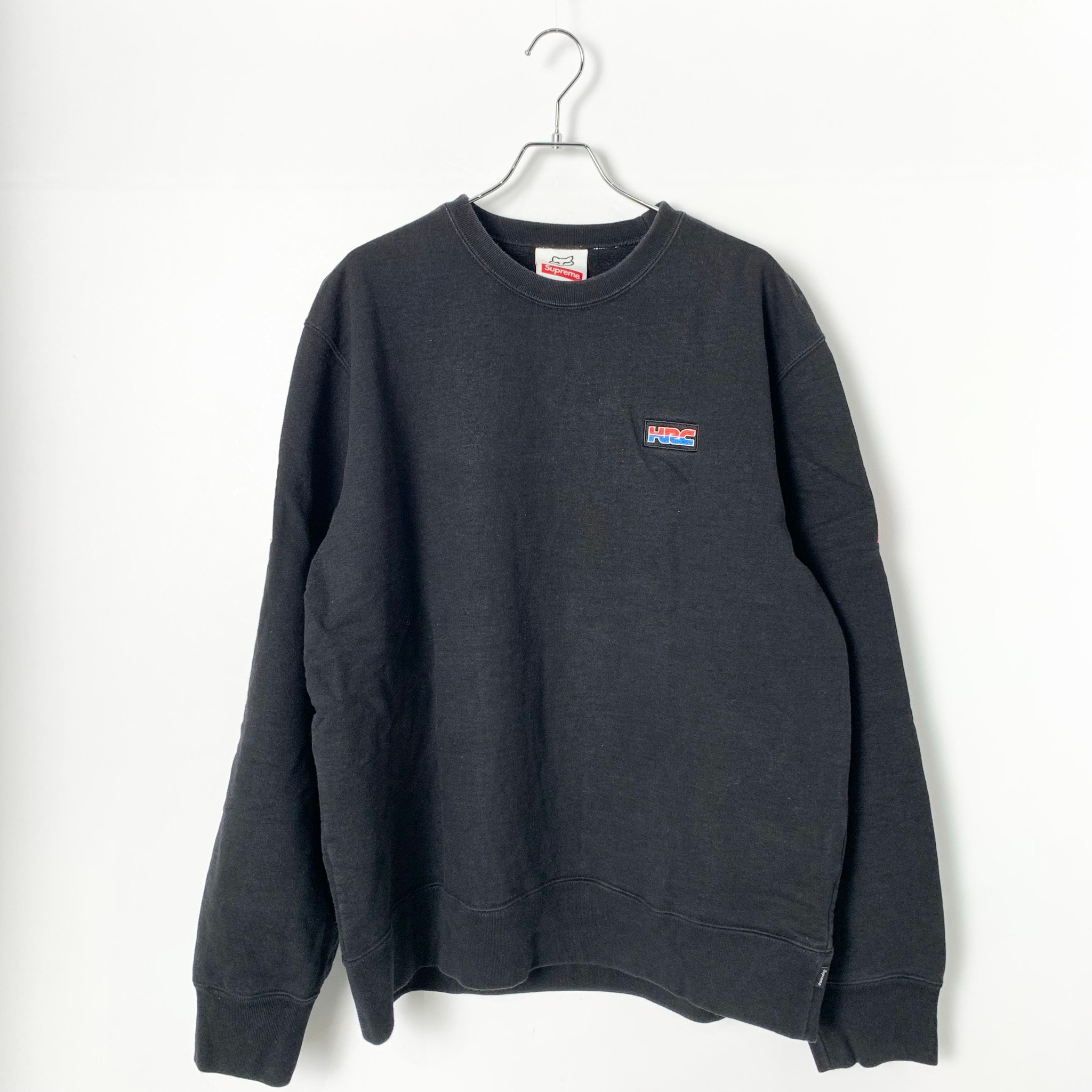 Supreme x Honda x Fox Racing Crewneck "Black"