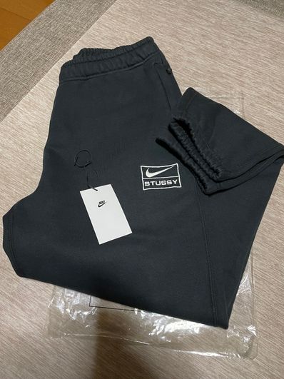 Stussy × Nike NRG Washed Fleece Pant (US Size) "Black" DN4030-010
