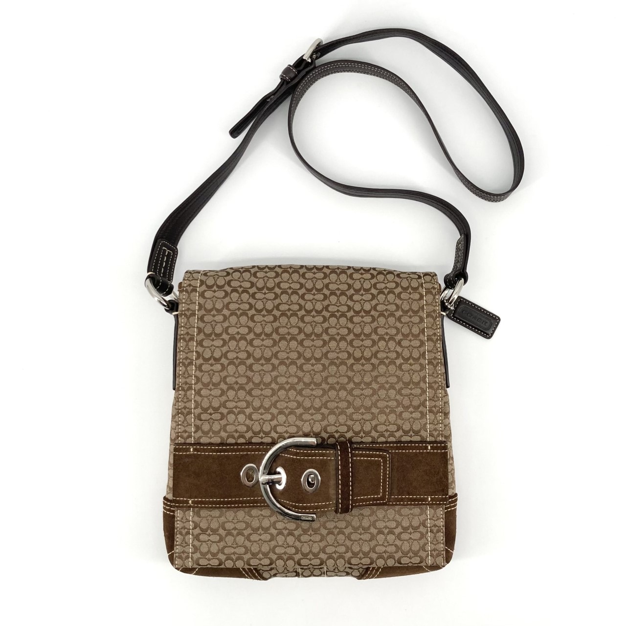 COACH(コーチ) ミニシグネチャー ベルトバックル 3644 ショルダーバッグ