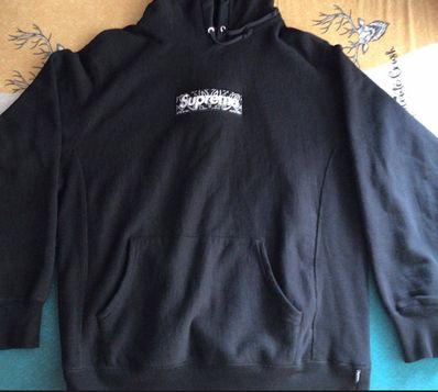 Supreme Bandana Box Logo Hooded Sweatshirt "Black"