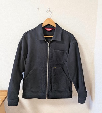 Supreme Moleskin Work Jacket "Black"