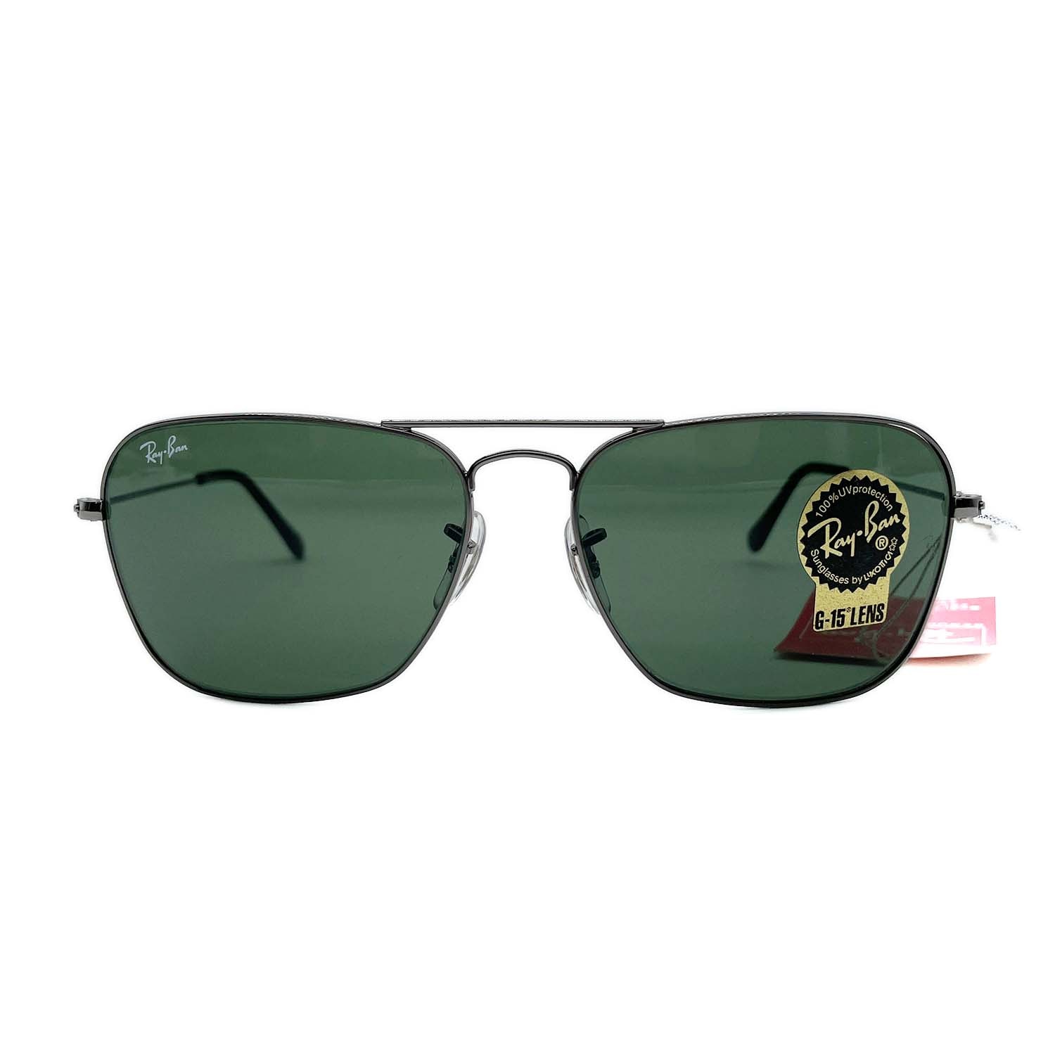 Ray-Ban レイバン キャラバン サングラス
 004 58 RB3136 合金 ガラス ブラック メンズ
 【中古】