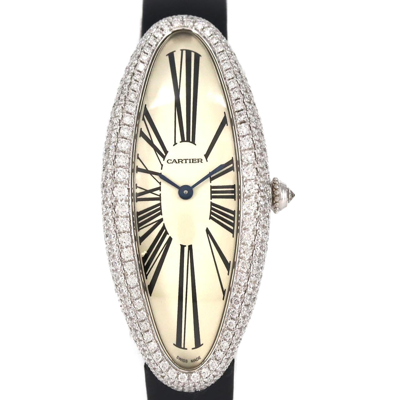 カルティエ ベニュワールアロンジェMM WG/4D WJBA0007 WG 手巻