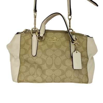 ミニクリスティ・キャリーオール シグネチャー 2WAY ショルダー トートバッグ【1142472692129】