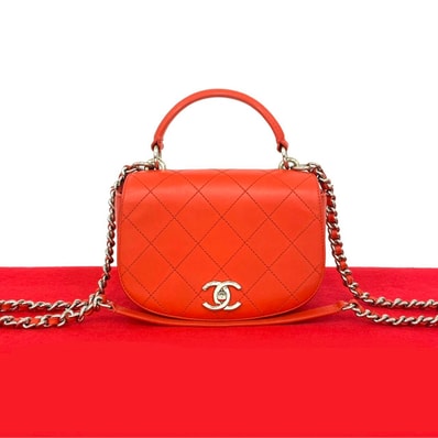 CHANEL シャネル マトラッセ ココマーク レザー ショルダーバッグ レッド
31563