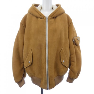 プラダ PRADA トライアングルロゴ 58A086 1ZXR ムートンジャケット
