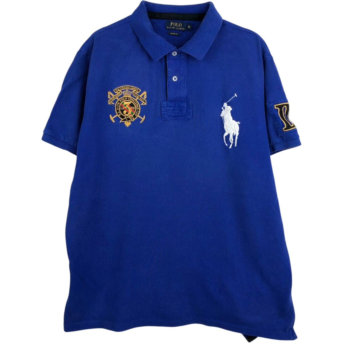 古着 ラルフローレン Ralph Lauren POLO RALPH LAUREN CUSTOM FIT ビッグポニー 半袖 ポロシャツ メンズXL相当/eaa619294