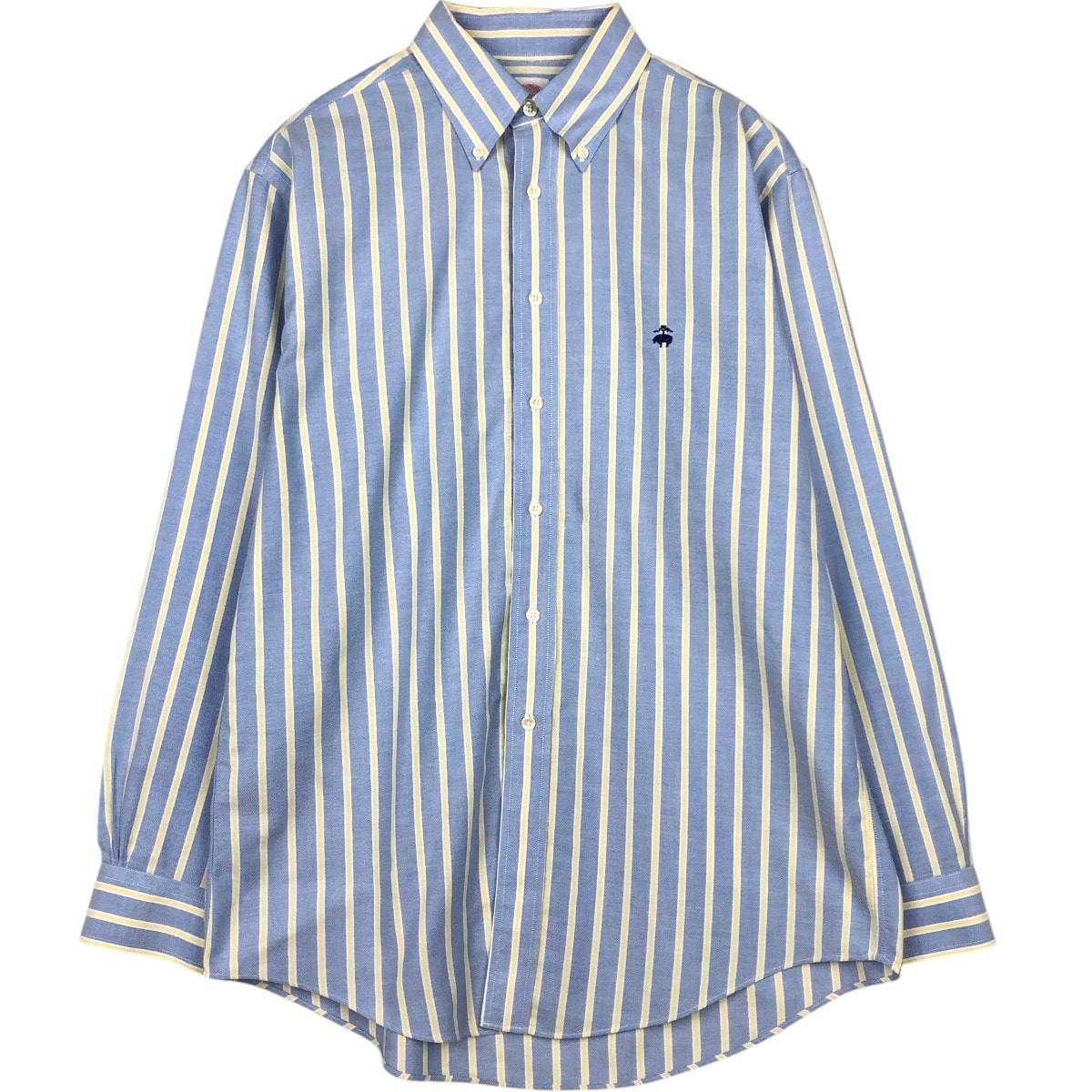 古着 ブルックスブラザーズ Brooks Brothers 346 マルチストライプ 長袖 ボタンダウンストライプシャツ メンズM相当/eaa677011
