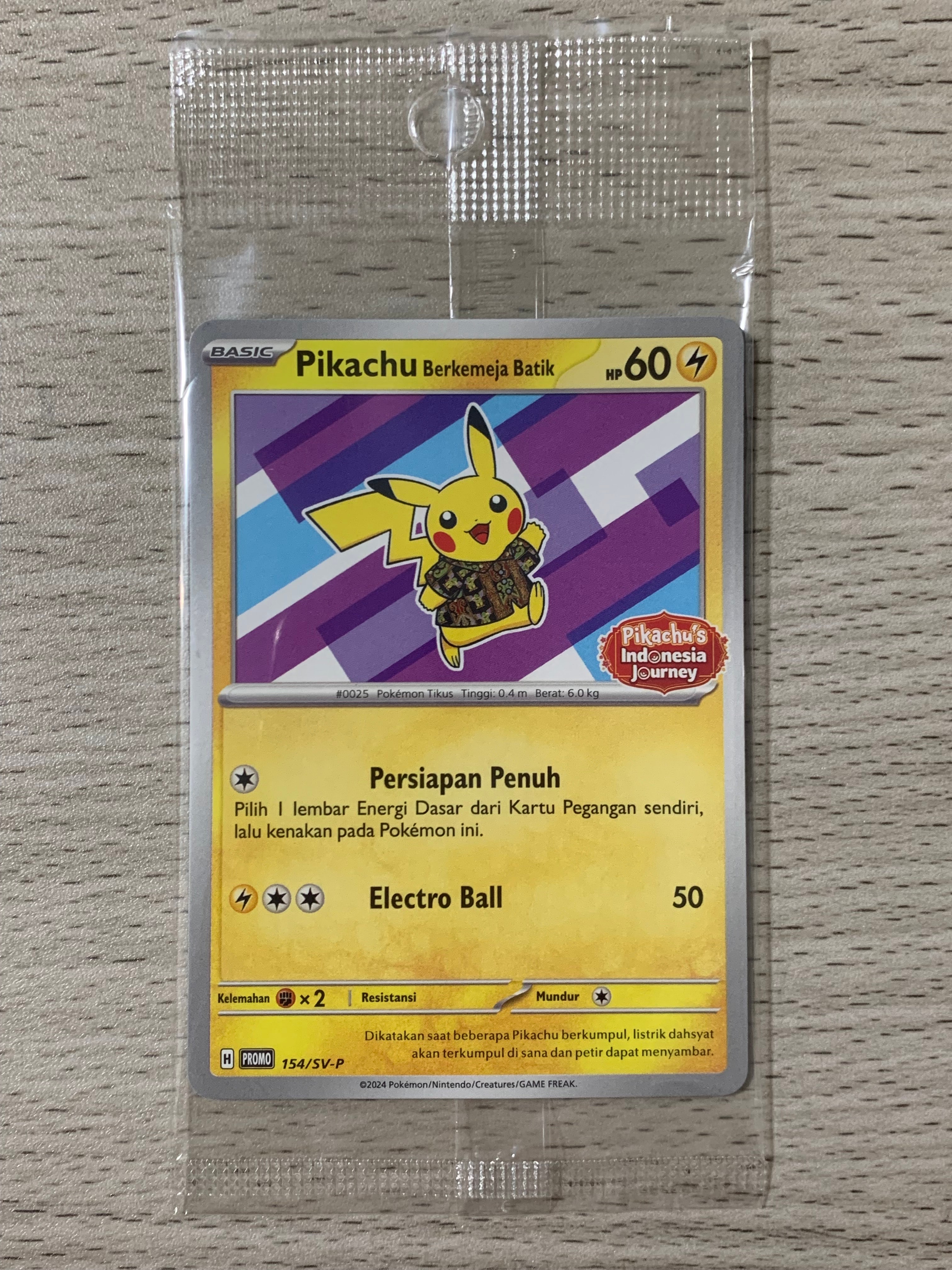 PSA10】バティックシャツを着たピカチュウ (ネイティオ柄) P [SV-P 154