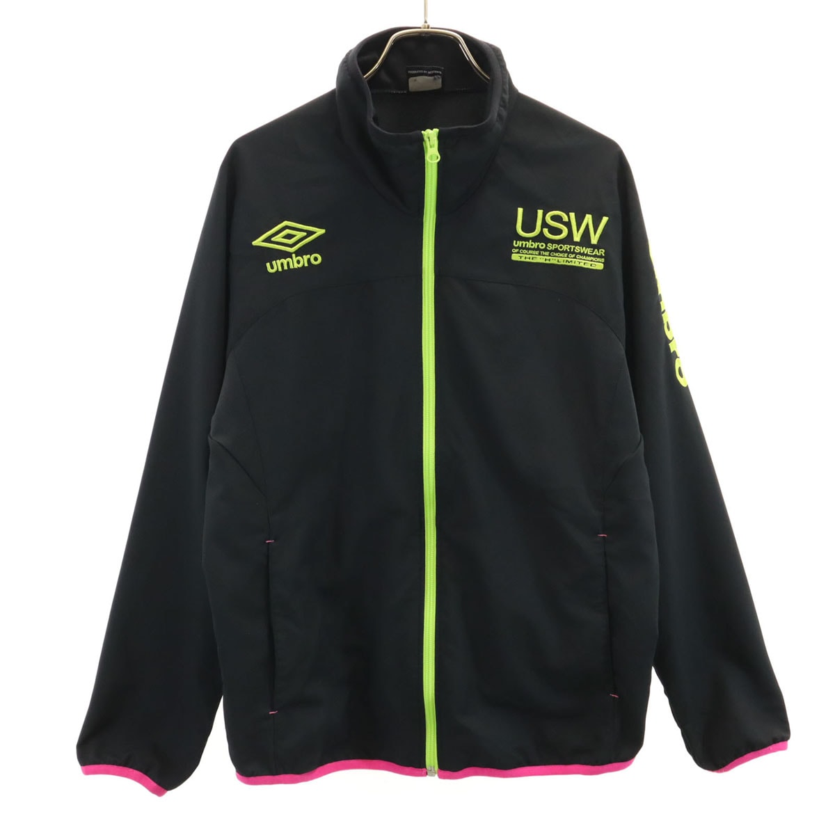 umbro アンブロ トレーニング ジップジャケット S ブラック