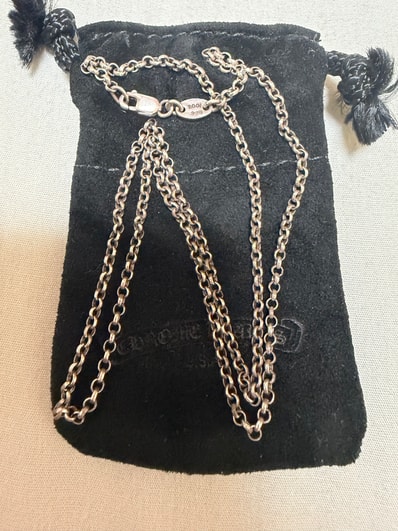 Chrome Hearts Roll Chain Necklace "Silver"