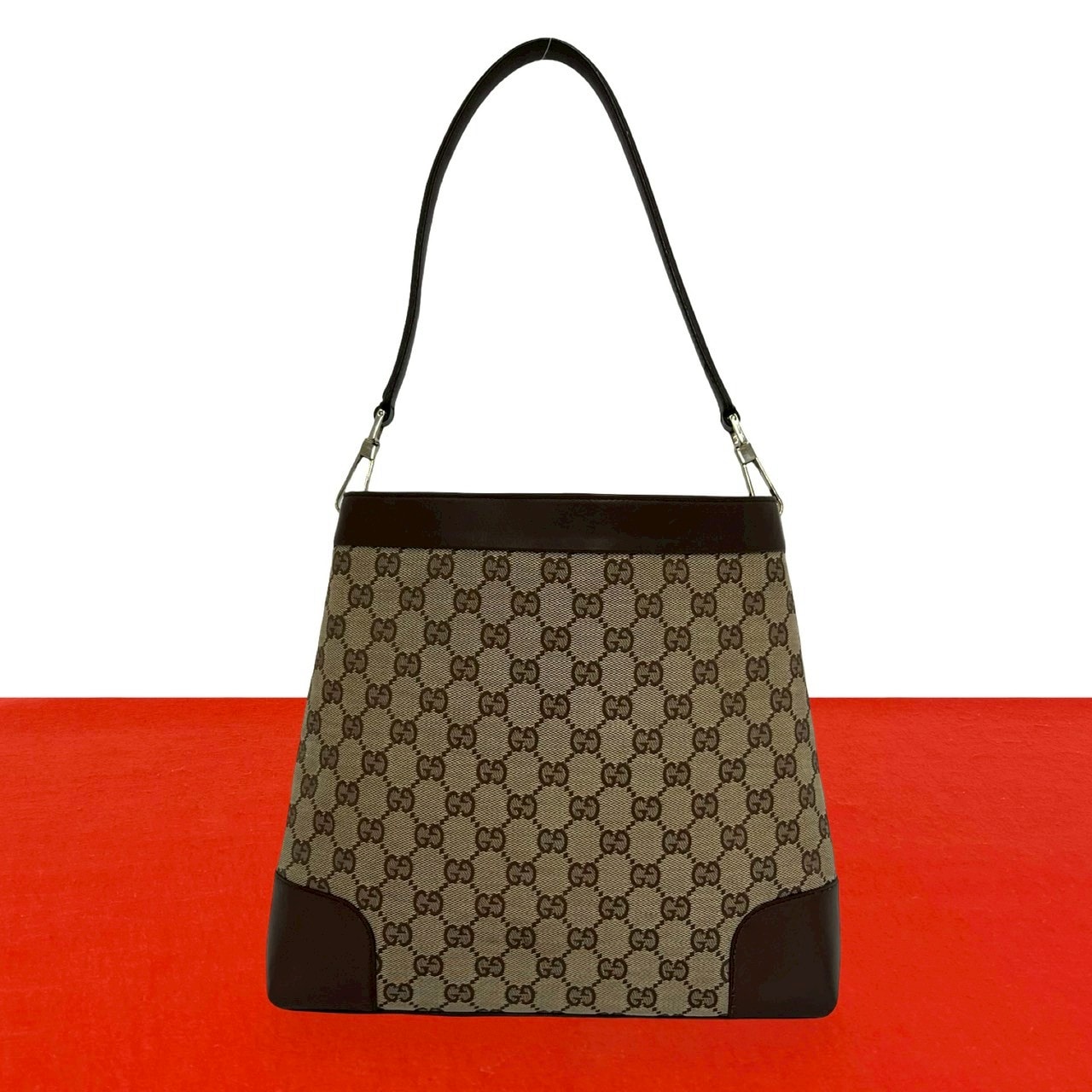 B (目立った傷や汚れなし)】GUCCI グッチ GG モノグラム キャンバス 