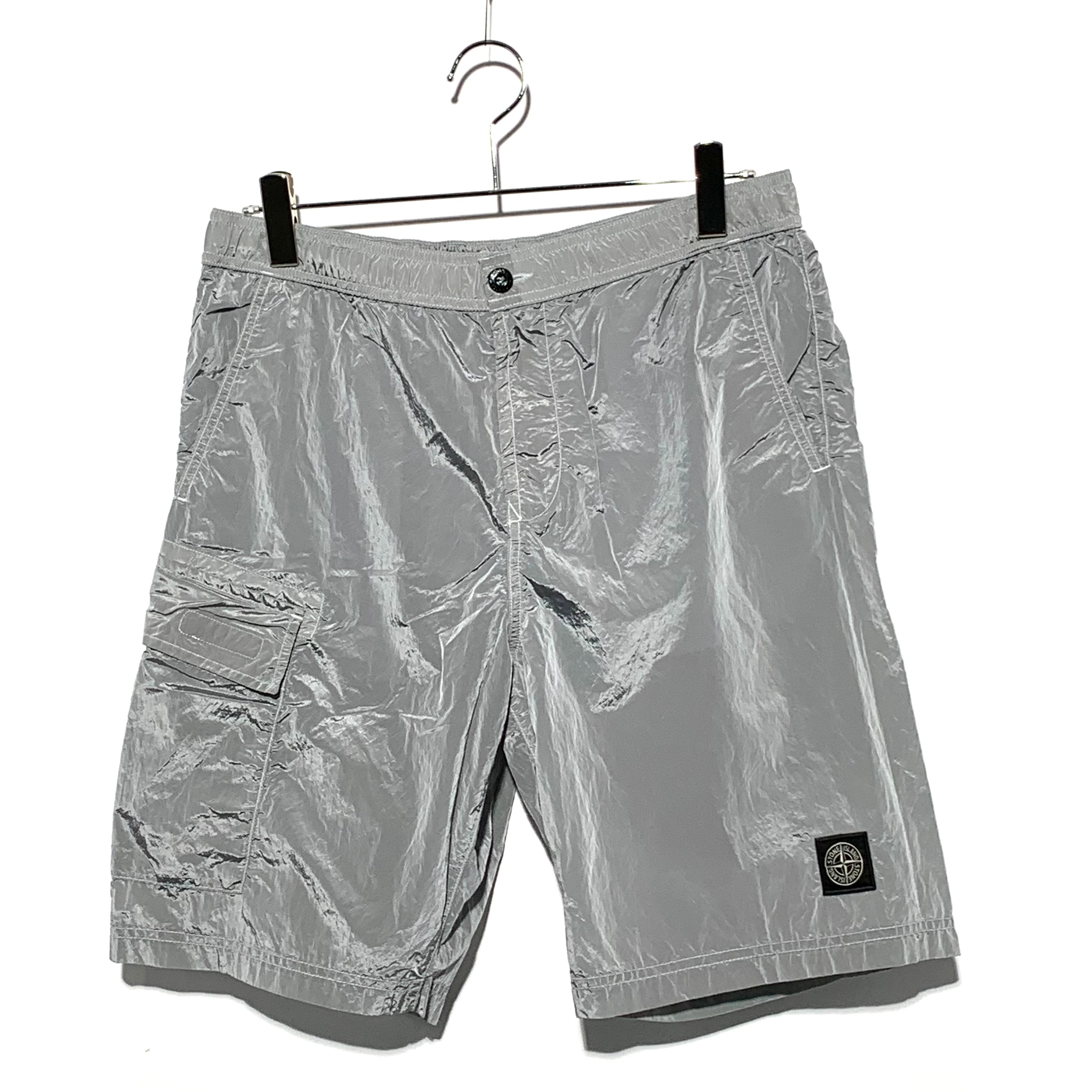 Stone Island B0543 Nylon Metal Garment Dyed Long Swimming Trunk - 22SS "Ice"