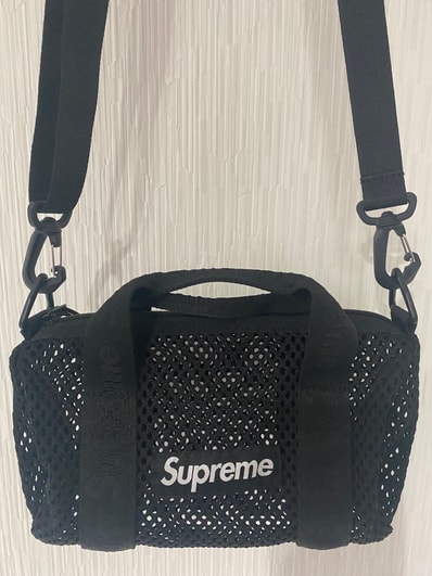 Supreme Mesh Mini Duffle Bag "Black" (25SS)