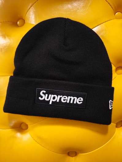 Supreme x New Era Box Logo Beanie (25FW) "Black"