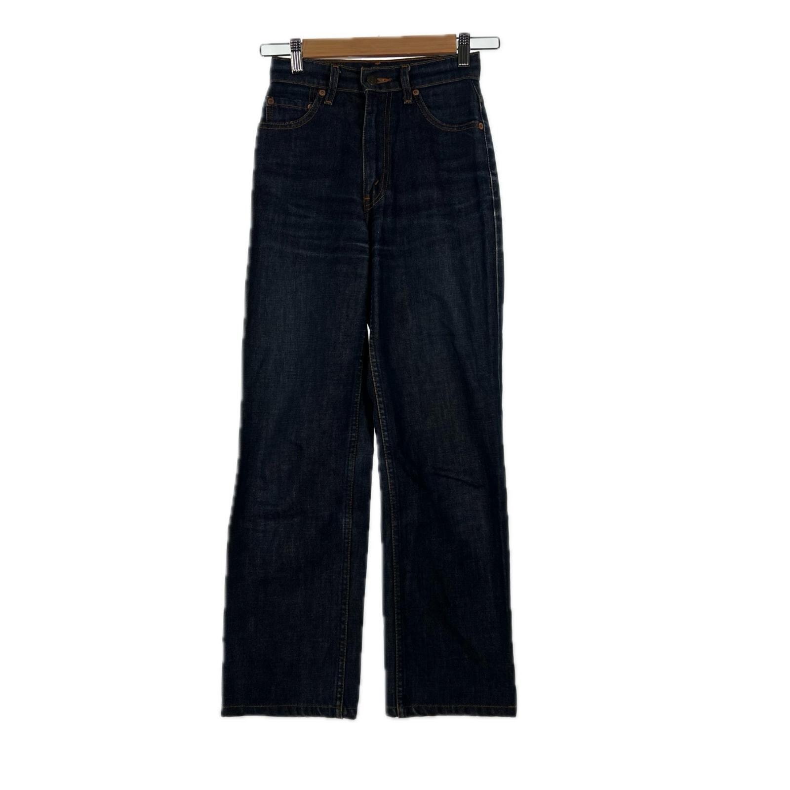 Levi's リーバイス 無地 オールシーズン デニムパンツ コットン ブルー レディース 27【古着】【中古】