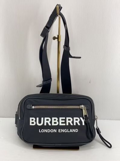 Burberry Logo Print Econyl Bum Bag "Black"