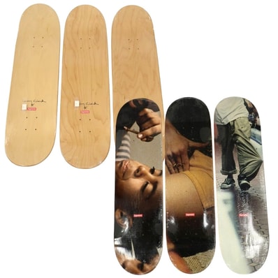 【中古】シュプリーム Supreme 2015年春夏 Larry Clark Kids 40oz/Jav/Makeout Skateboard 3本セット スケートボード デッキ スケボー マルチカラー【メンズ】