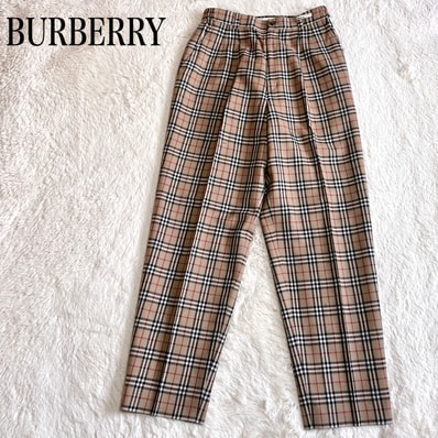 BURBERRY バーバリー ウール ノバチェック パンツ ヴィンテージ