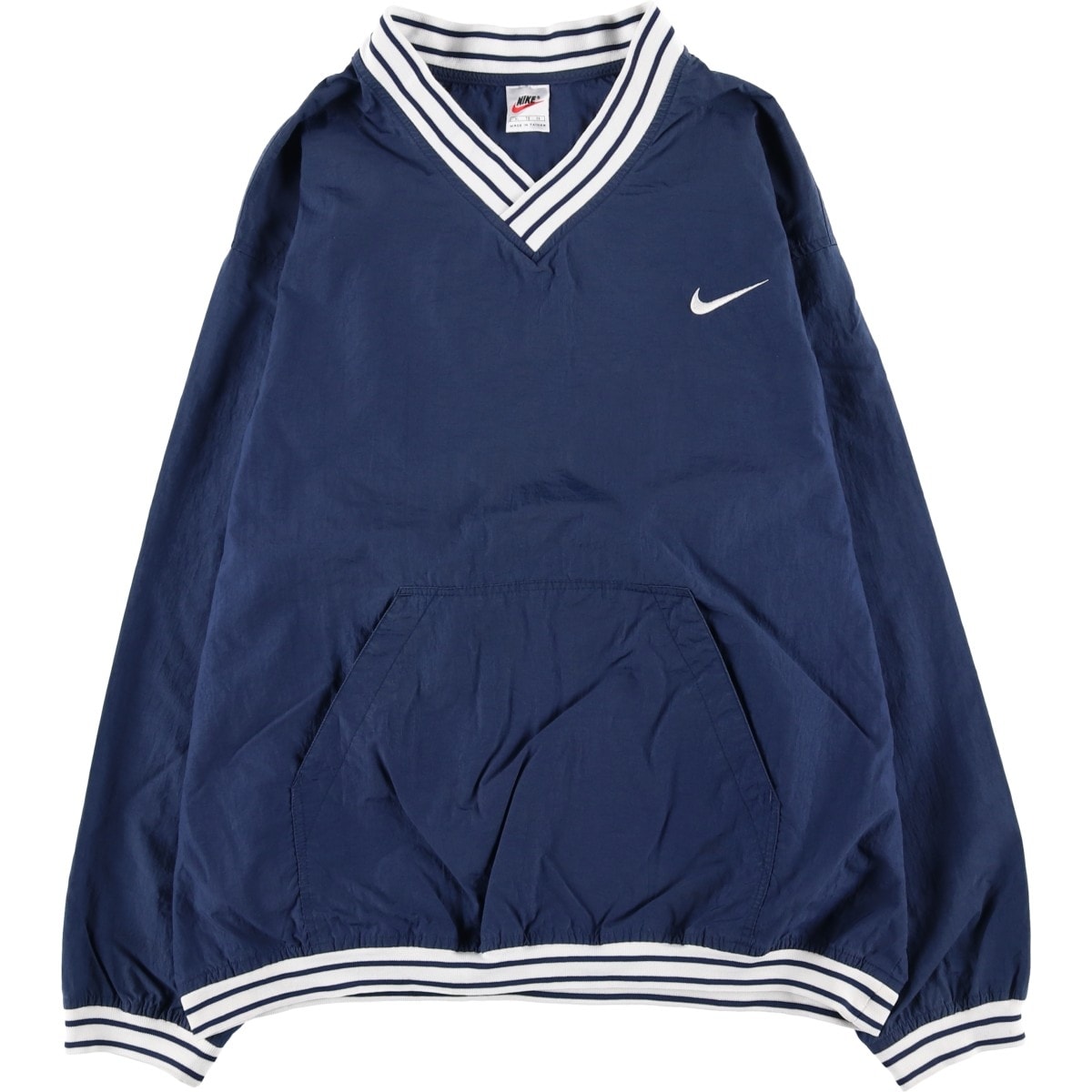 古着 90年代 ナイキ NIKE Vネック ナイロンプルオーバー メンズXL相当 ヴィンテージ/eaa602071