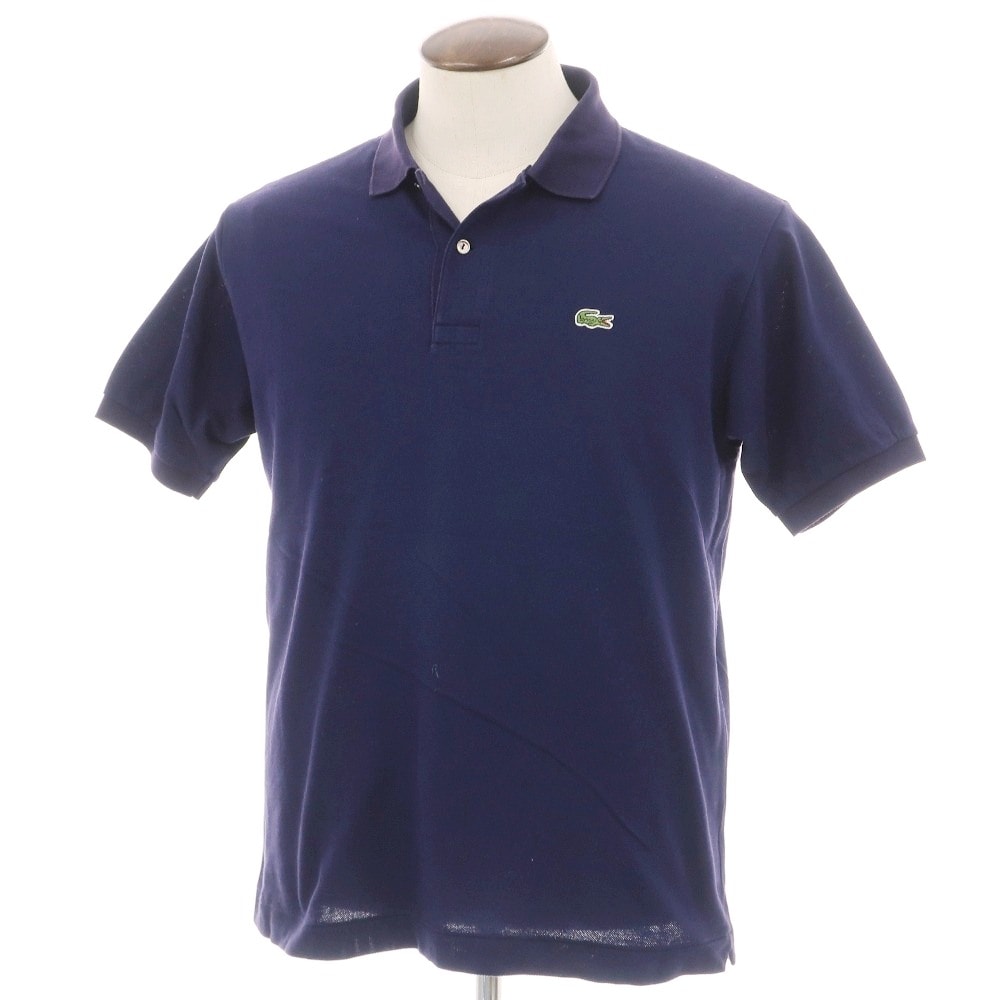 D (傷や汚れあり)】【中古】ラコステ LACOSTE 鹿の子 コットン 半袖