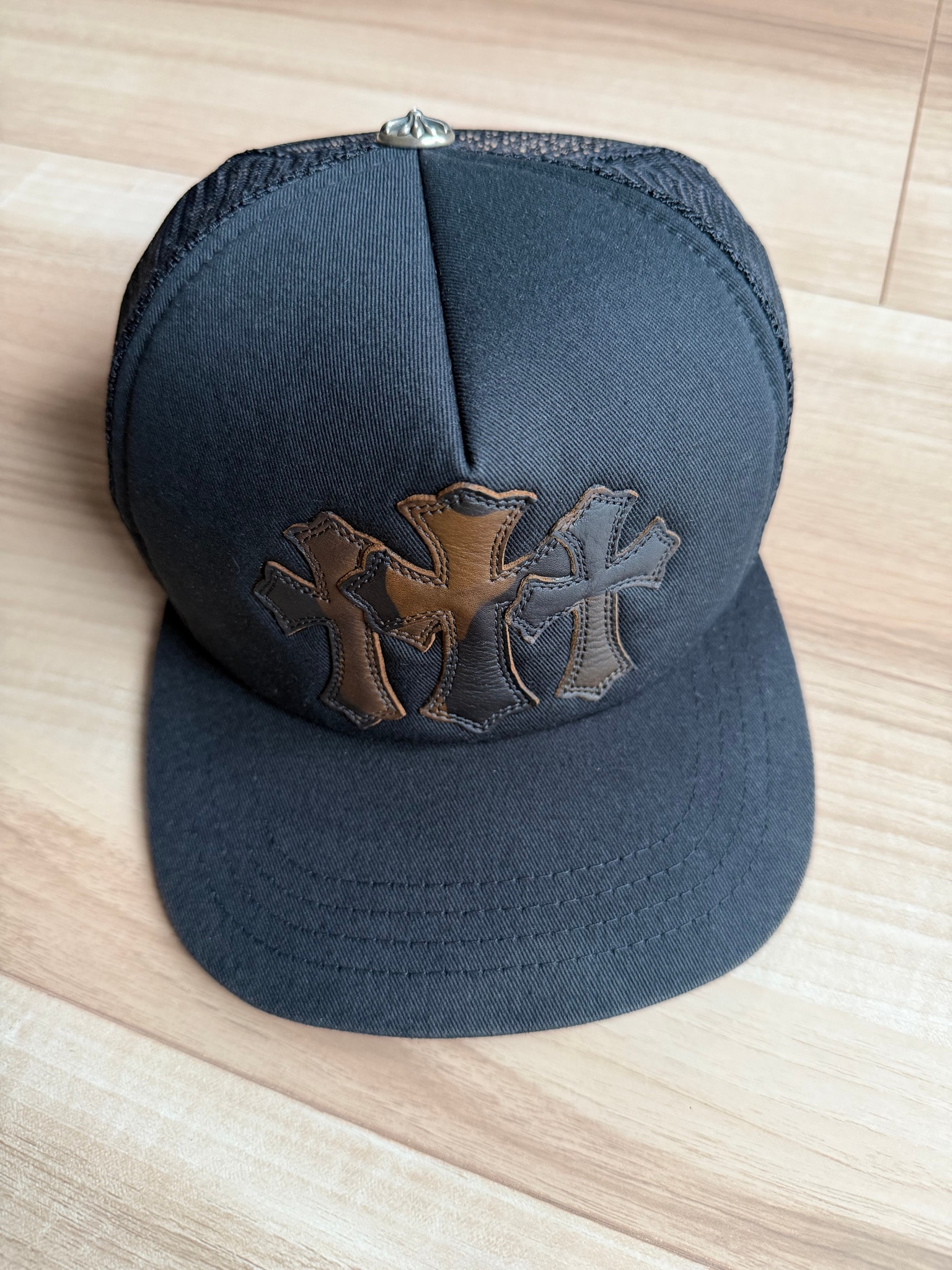 Chrome Hearts Cemetery Trucker Hat "Black/Camo"