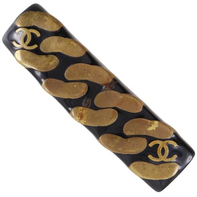 シャネル ココマーク チェーンモチーフ ヴィンテージ 97A レディースバレッタ