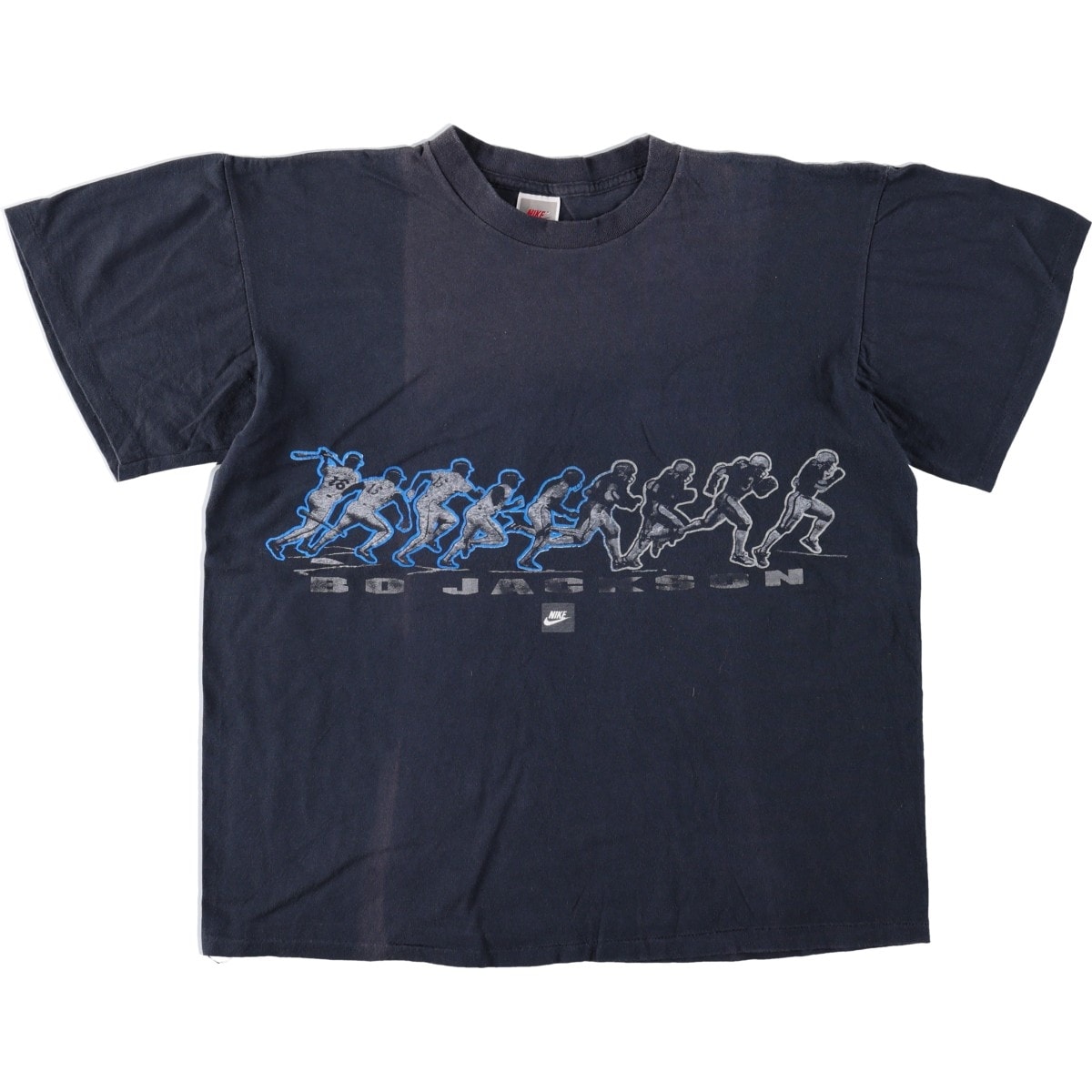 古着 90年代 ナイキ NIKE 銀タグ Bo Jackson ボージャクソン スポーツTシャツ USA製 メンズL相当 ヴィンテージ/eaa664735