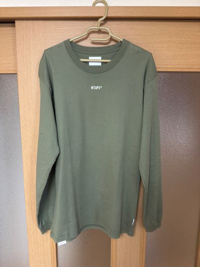 WTAPS Crossbones Long Sleeve Tee "Khaki"