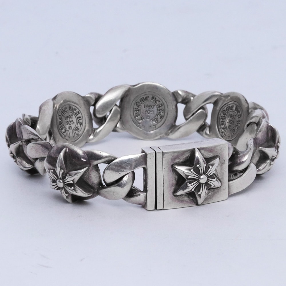 CHROME HEARTS 6P スター リンク ブレスレット 6リンク
