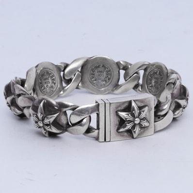 CHROME HEARTS 6P スター リンク ブレスレット 6リンク
