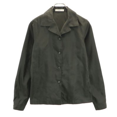 PRADA プラダ 長袖 オープンカラー シャツ