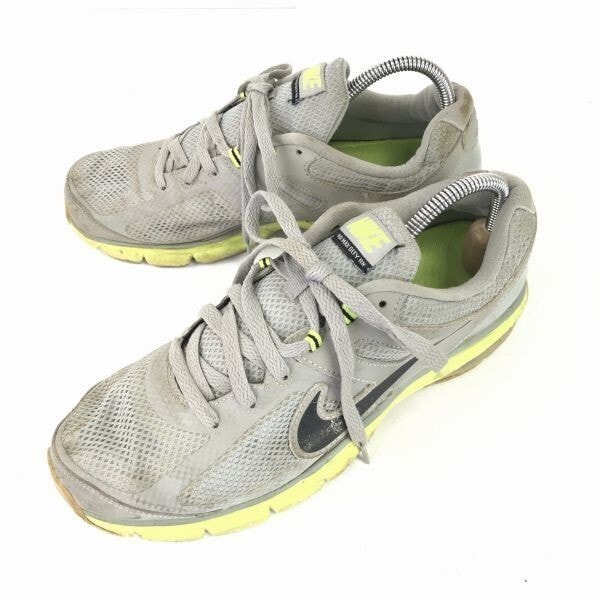 NIKE/ナイキ★AIR MAX DEFY RN/ランニングシューズ/ローカットスニーカー【27.0/グレー×黄色】◆C-32