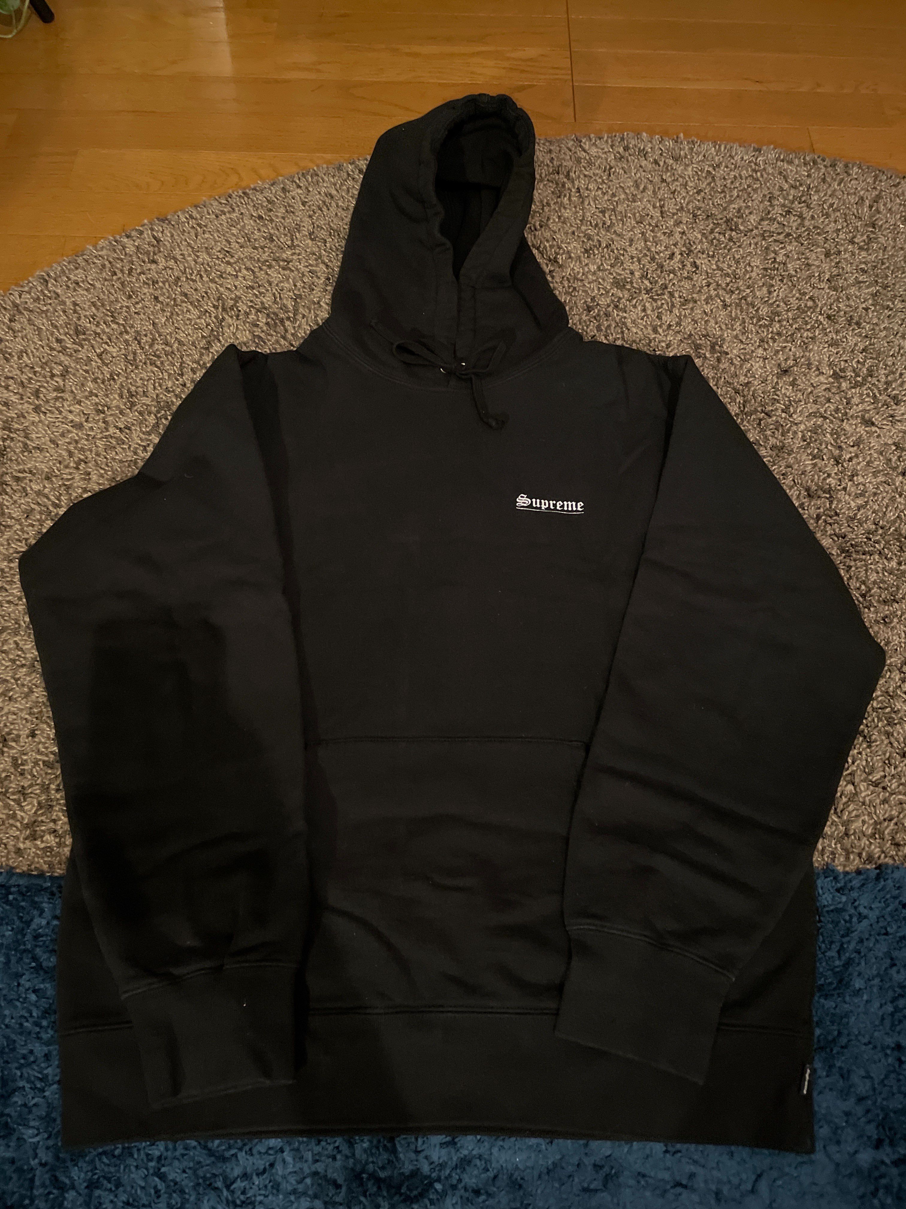 Supreme Mary Hooded Sweatshirt "Black"