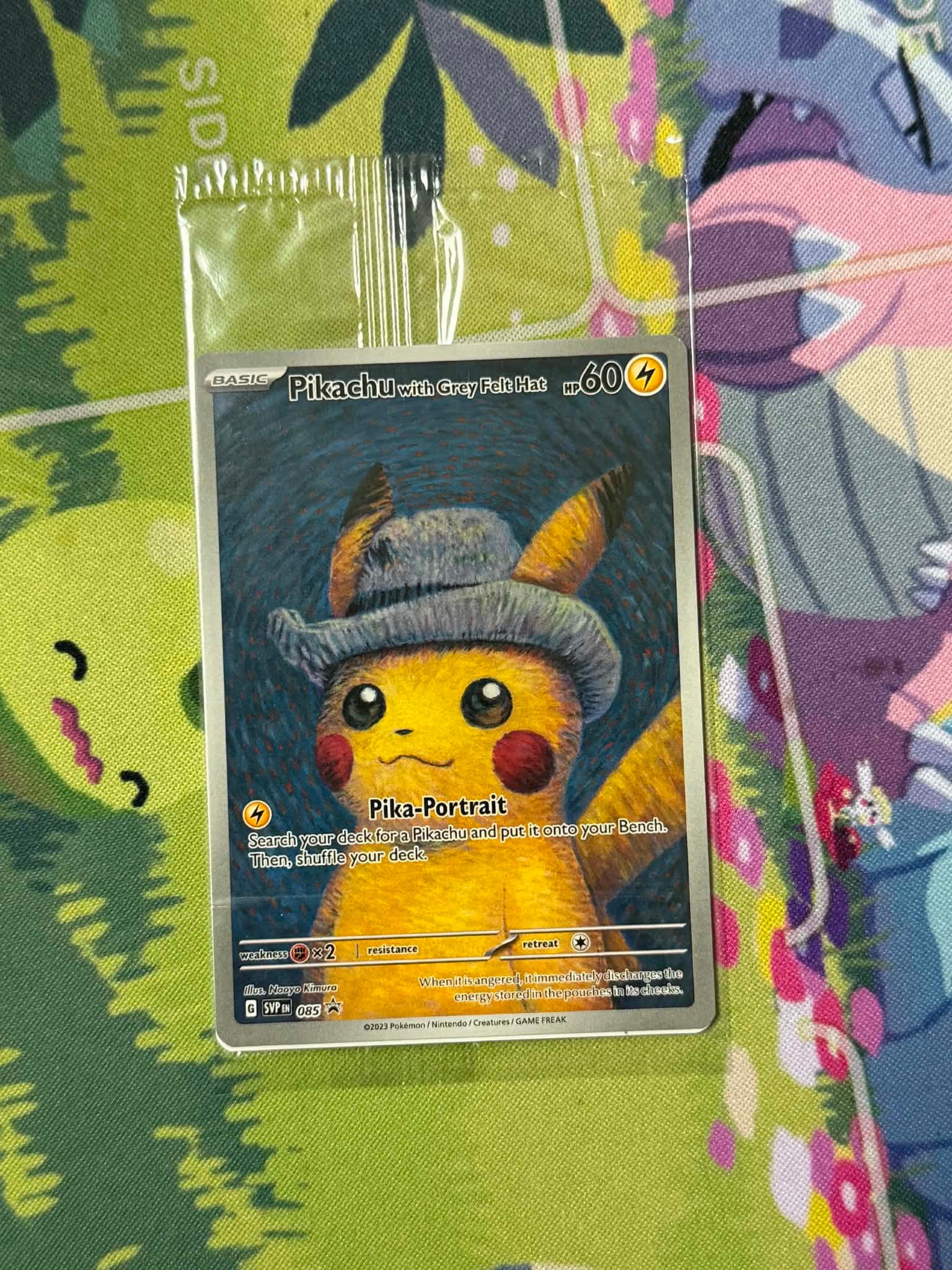 Pikachu with Grey Felt Hat