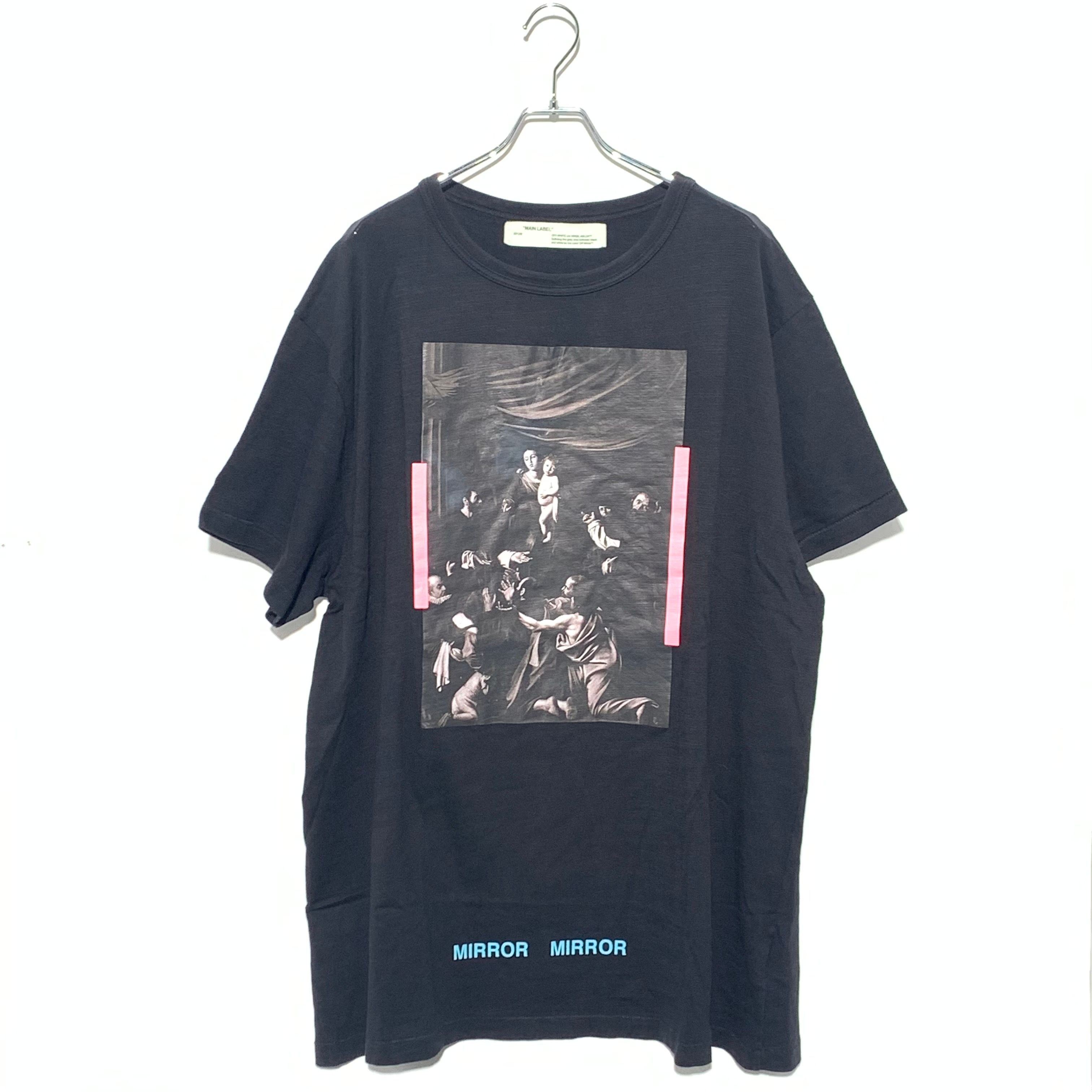 OFF-WHITE 17SS CARAVAGGIO T-SHIRTS BLACK
