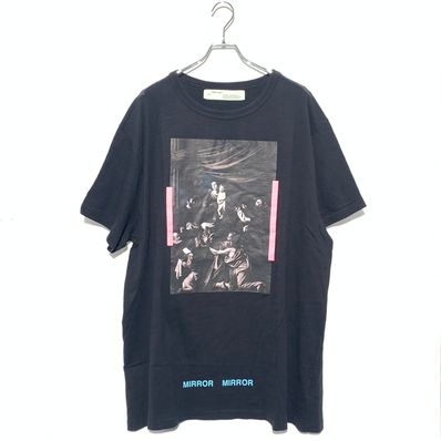 OFF-WHITE 17SS CARAVAGGIO T-SHIRTS BLACK