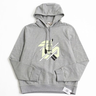 未使用品 エルメス パーカー グレー系 メンズ M