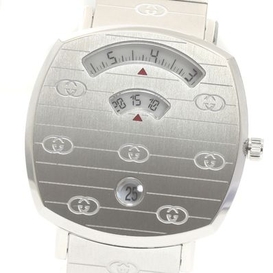 ☆極美品 グッチ グリップウォッチ メンズ 【中古】