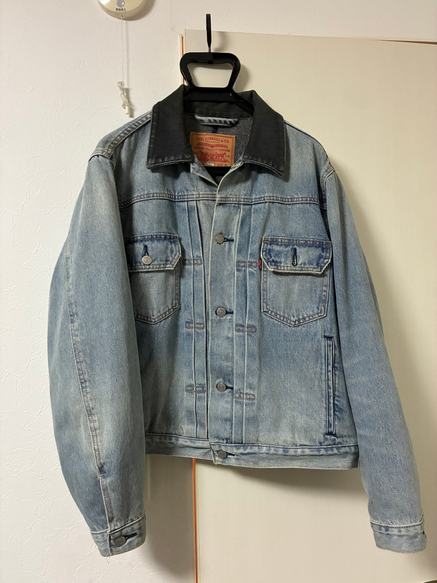 Stussy × Levi's Embossed Trucker "Denim" A5215-0000