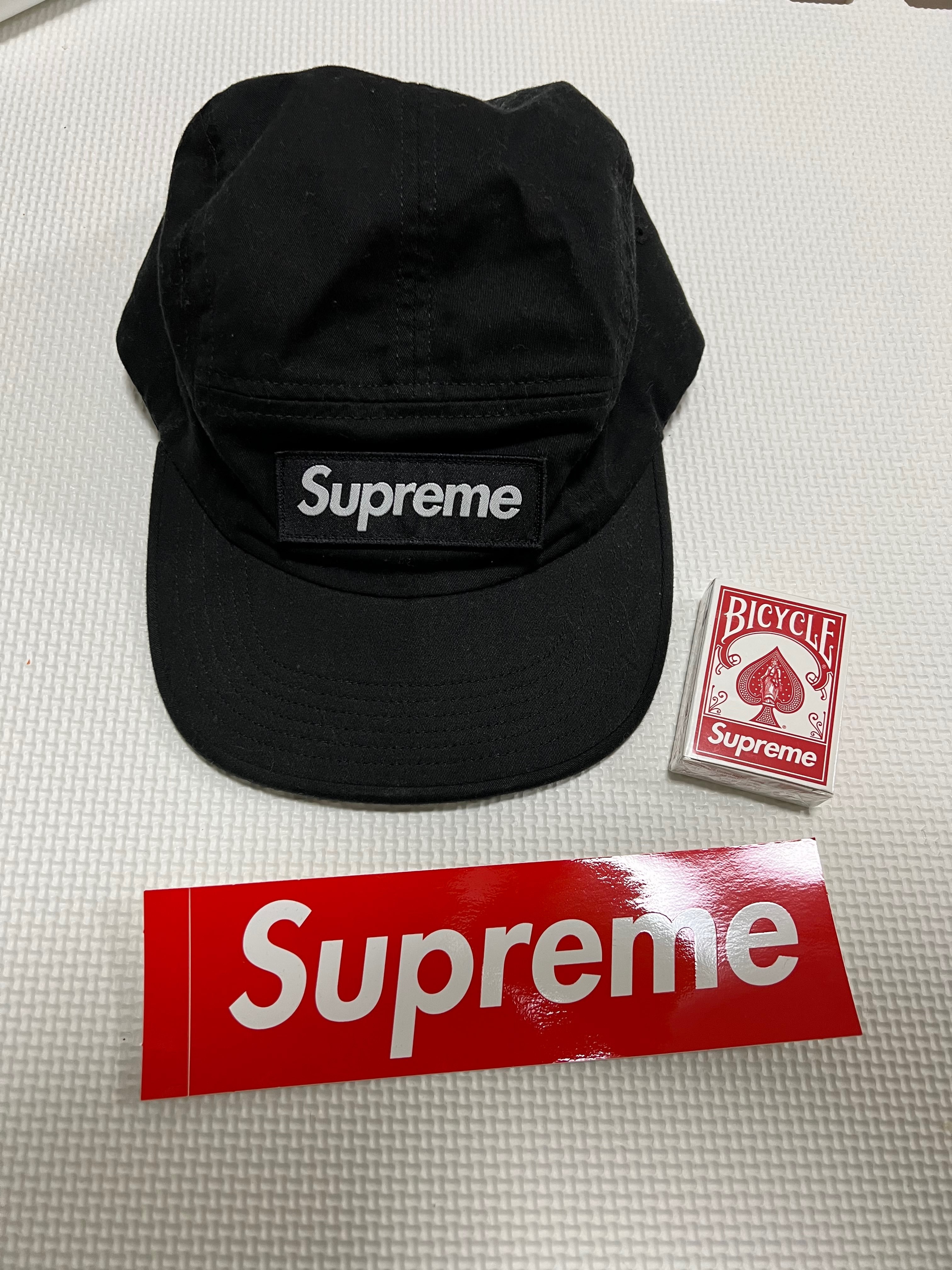 Supreme Military Camp Cap "Black" (19SS)