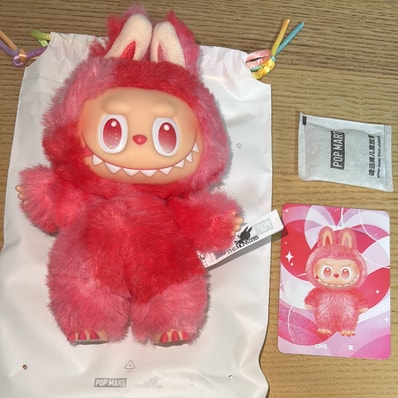 POP MART THE MONSTERS (LABUBU) Big into Energy Series Plush Pendant LOVE