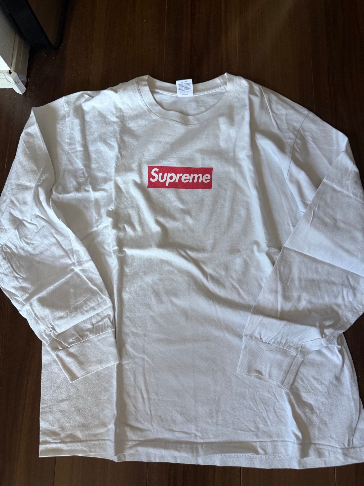 Supreme Box Logo L/S Tee "White"