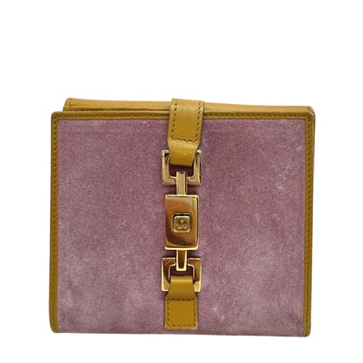 グッチ GUCCI 二つ折り財布 ジャッキー Wホック 2131 ベージュ