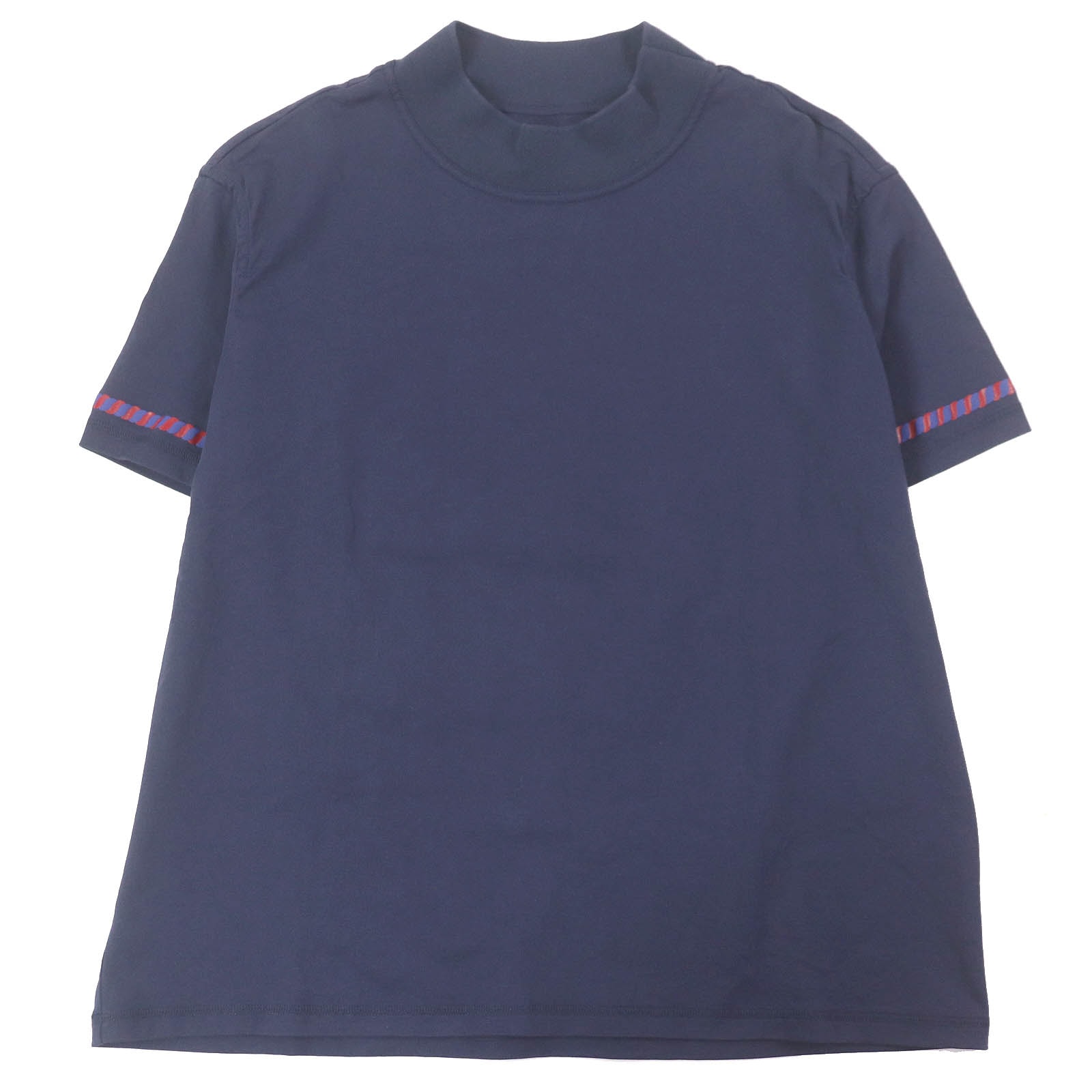 美品 エルメス 半袖Tシャツ ネイビー メンズ 34 3E4621DL