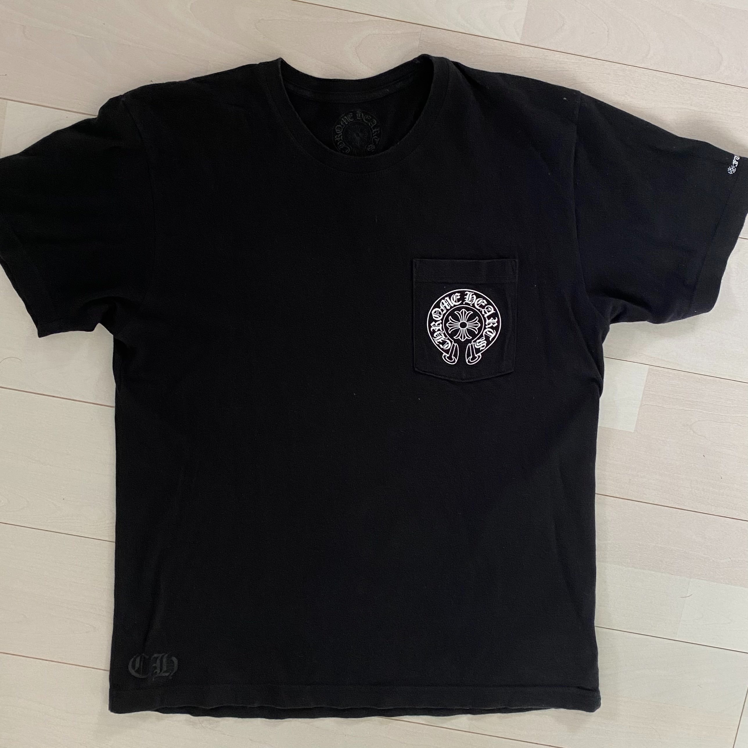 Chrome Hearts Horse Shoe Logo Pocket T-Shirt Fuck You "Black"