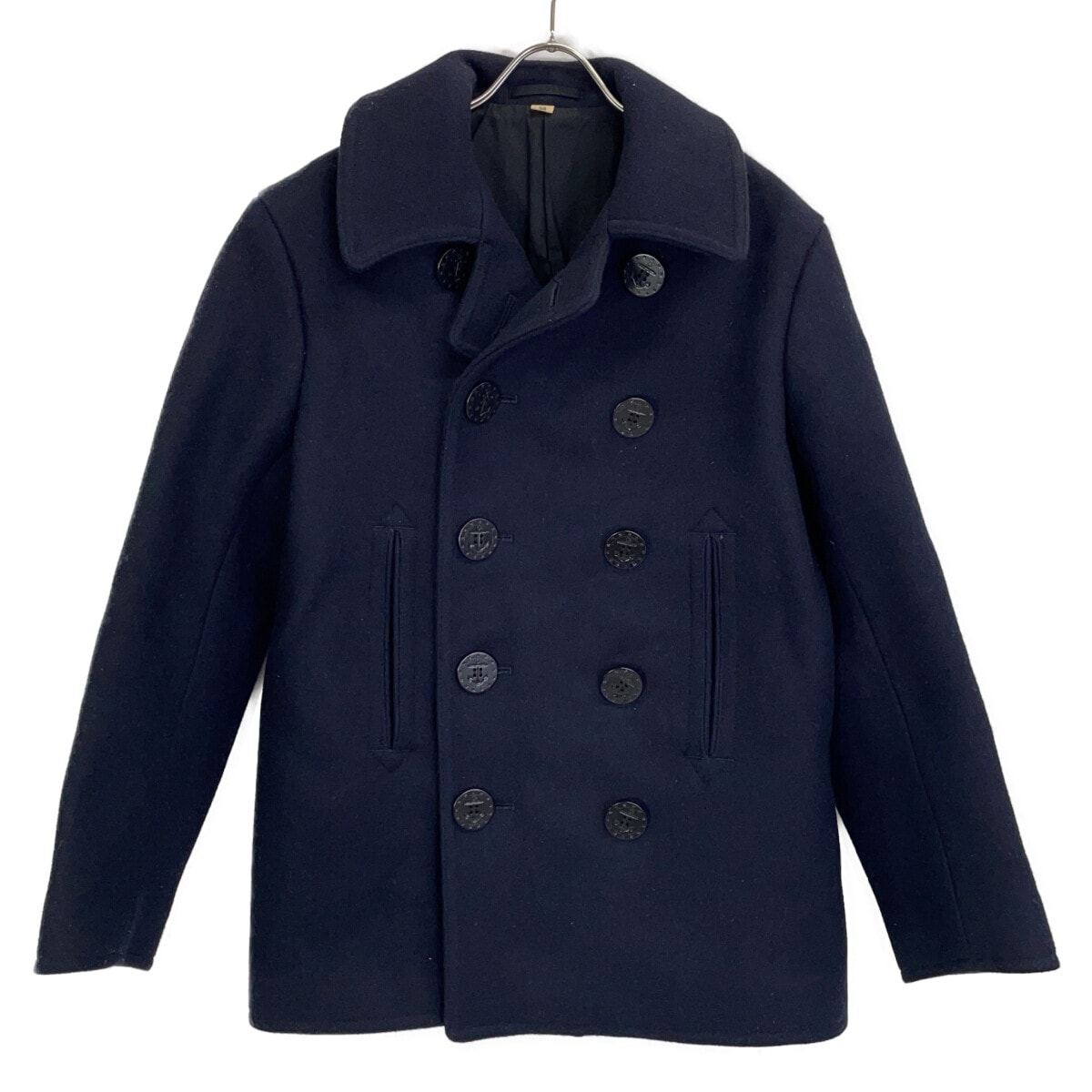 バズリクソンズ BR11554 ネイビー NAVAL CLOTHING FACTORY ピーコート 38